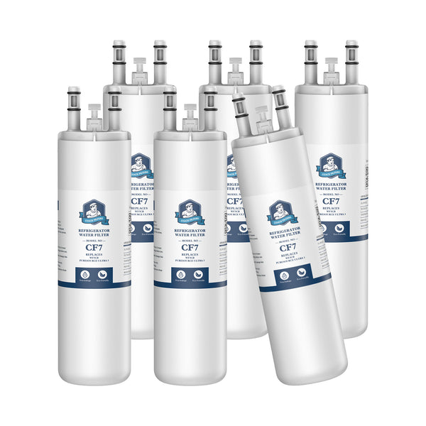 Puresource3 Refrigerator Water Filter Compatible with WF3CB, CLCH122, CLCH122-N Water Filter, By Coachfilters 6Packs